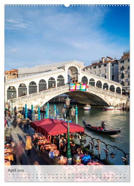 Produktbild: Venezia - La Serenissima repubblica (Wandkalender 2026 DIN A2 hoch), CALVENDO Monatskalender