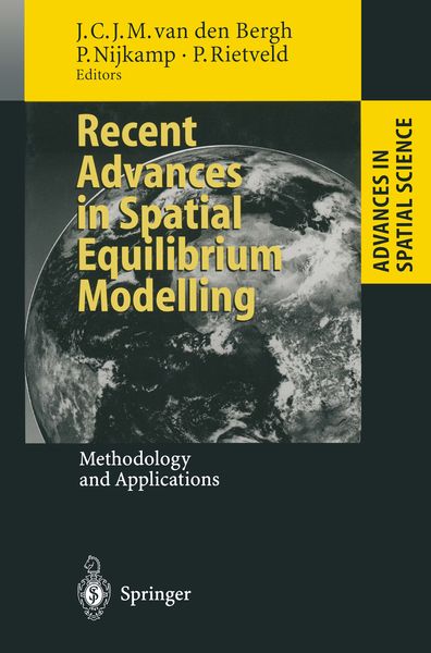 Produktbild: Recent Advances in Spatial Equilibrium Modelling