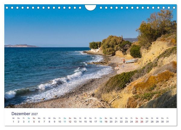 Produktbild: Str&auml;nde der Insel Rhodos (Wandkalender 2027 DIN A4 quer), CALVENDO Monatskalender