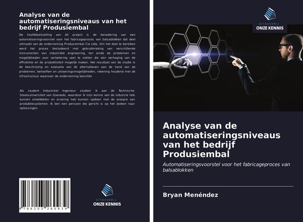 Produktbild: Analyse van de automatiseringsniveaus van het bedrijf Produsiembal
