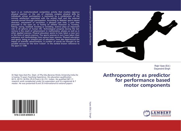 Produktbild: Anthropometry as predictor for performance based motor components