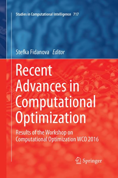 Produktbild: Recent Advances in Computational Optimization