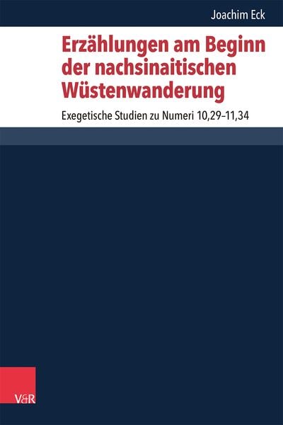 Produktbild: Erz&auml;hlungen am Beginn der nachsinaitischen W&uuml;stenwanderung