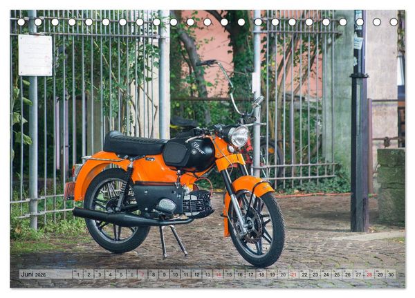 Produktbild: Oldtimer Mopeds - fotografiert von Michael Allmaier (Tischkalender 2026 DIN A5 quer), CALVENDO Monatskalender
