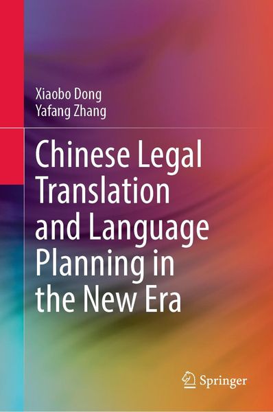 Produktbild: Chinese Legal Translation and Language Planning in the New Era