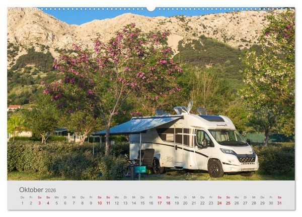 Produktbild: Abenteuer Camping in Kroatien (hochwertiger Premium Wandkalender 2026 DIN A2 quer), Kunstdruck in Hochglanz