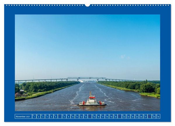 Produktbild: Unterwegs auf dem Nord-Ostsee-Kanal (hochwertiger Premium Wandkalender 2027 DIN A2 quer), Kunstdruck in Hochglanz