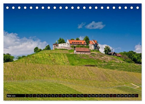 Produktbild: Sch&ouml;nes S&uuml;dwest-Deutschland Streifz&uuml;ge zwischen Rhein, Rebland und Schwarzwald (Tischkalender 2026 DIN A5 quer), CALVENDO Monatskalender