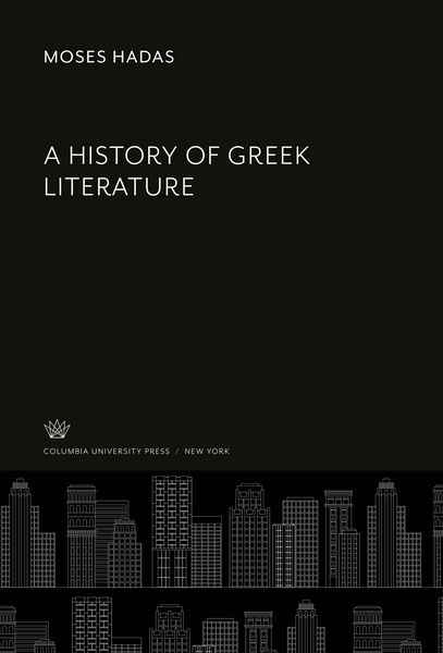 Produktbild: A History of Greek Literature