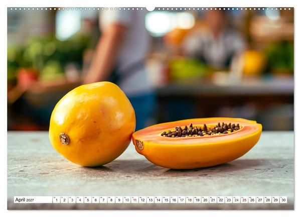 Produktbild: Exotische Fr&uuml;chte &ndash; Frische. Farbe. Form. (hochwertiger Premium Wandkalender 2027 DIN A2 quer), Kunstdruck in Hochglanz