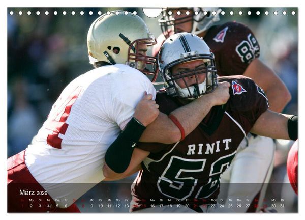 Produktbild: American Football - Touchdown (Wandkalender 2026 DIN A4 quer), CALVENDO Monatskalender