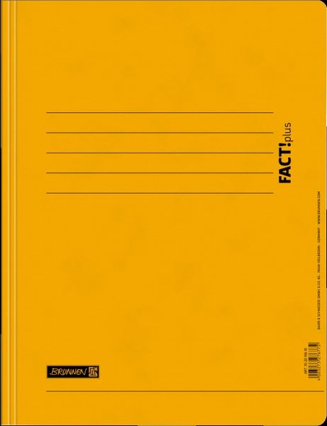 Produktbild: Schnellhefter FACT!plus gelb