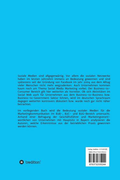 Produktbild: Bedeutung und Nutzung von Social Media in der Marketingkommunikation bayerischer Unternehmen anhand einer empirischen Untersuchung