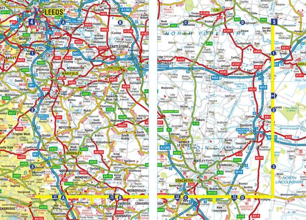 Produktbild: Midlands A-Z Road Atlas