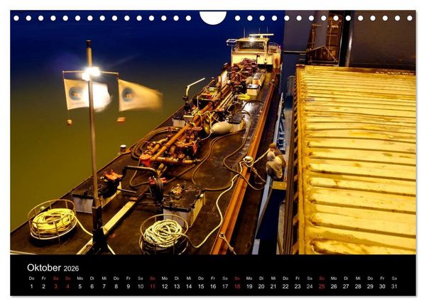 Produktbild: Binnenschiff Ahoi! (Wandkalender 2026 DIN A4 quer), CALVENDO Monatskalender