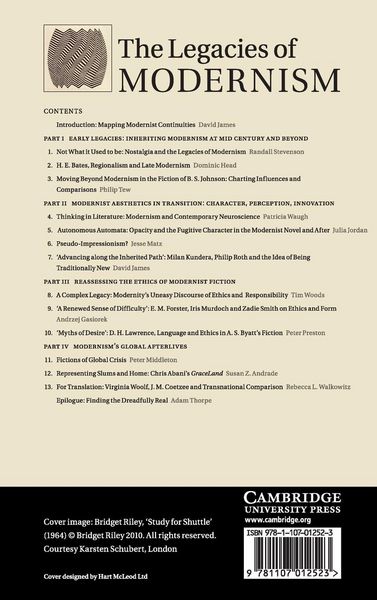 Produktbild: The Legacies of Modernism