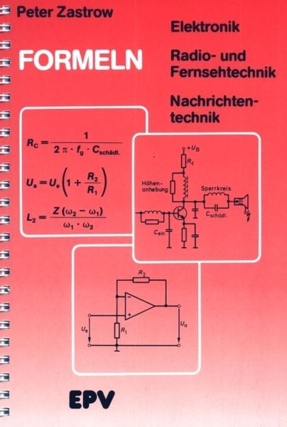 Produktbild: Formeln der Elektronik, der Radio- und Fernsehtechnik, der Nachrichtentechnik