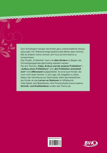 Produktbild: Fr&uuml;hbl&uuml;her im Anfangsunterricht