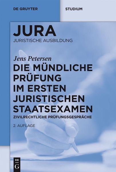 Produktbild: Die m&uuml;ndliche Pr&uuml;fung im ersten juristischen Staatsexamen