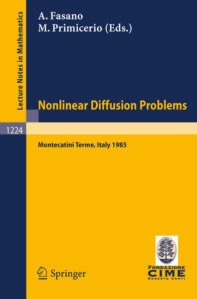 Produktbild: Problems in Nonlinear Diffusion