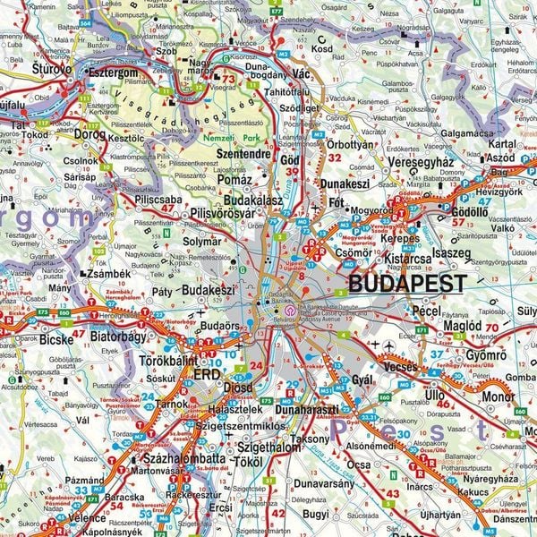 Produktbild: Freytag & berndt Stra&szlig;enkarte Ungarn 1:400.000