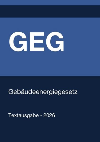Produktbild: GEG - Geb&auml;udeenergiegesetz (Deutschland) 2026