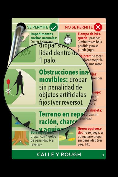 Produktbild: Reglas de golf EXPR&Eacute;S