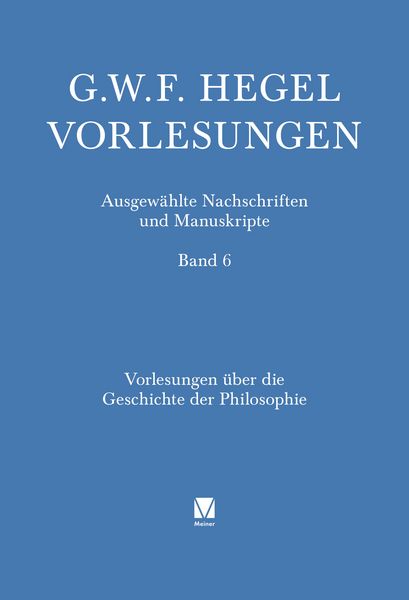 Produktbild: Vorlesungen &uuml;ber die Geschichte der Philosophie. Teil 1