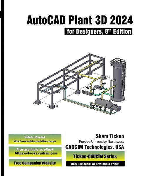 Produktbild: AutoCAD Plant 3D 2024 for Designers, 8th Edition