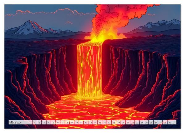 Produktbild: Wunder der Welt &ndash; Nat&uuml;rliche Ph&auml;nomene (Wandkalender 2026 DIN A4 quer), CALVENDO Monatskalender