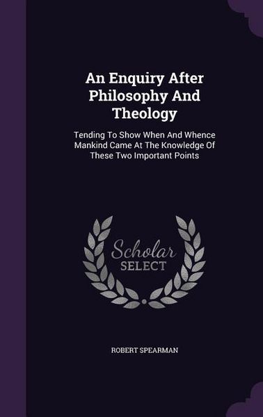 Produktbild: An Enquiry After Philosophy And Theology