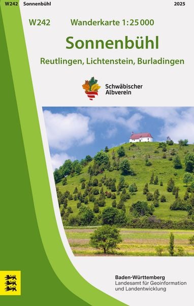 Produktbild: W242 Wanderkarte 1:25 000 Sonnenb&uuml;hl