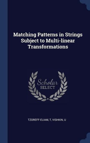 Produktbild: Matching Patterns in Strings S