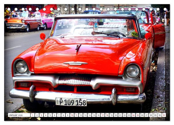 Produktbild: PLYMOUTH '55 (Tischkalender 2026 DIN A5 quer), CALVENDO Monatskalender