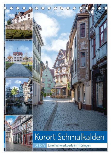 Produktbild: Kurort Schmalkalden (Tischkalender 2026 DIN A5 hoch), CALVENDO Monatskalender