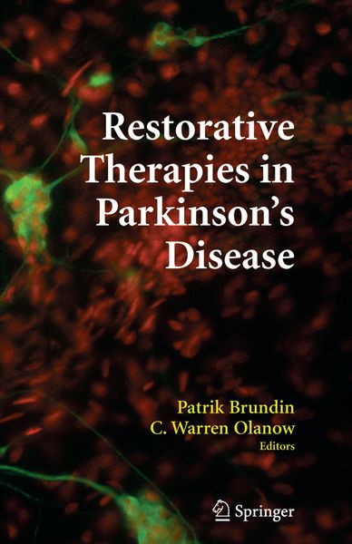Produktbild: Restorative Therapies in Parkinson's Disease