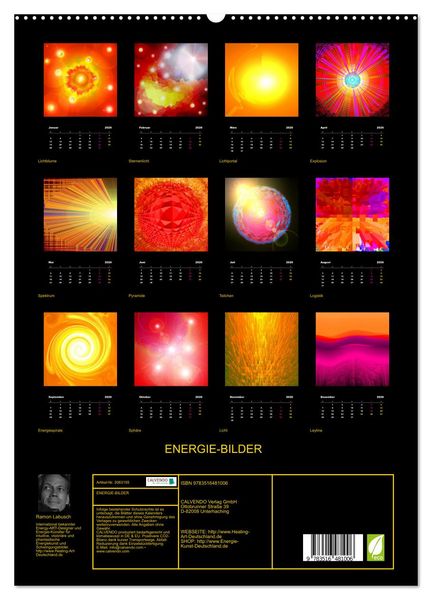 Produktbild: ENERGIE-BILDER (hochwertiger Premium Wandkalender 2026 DIN A2 hoch), Kunstdruck in Hochglanz