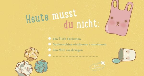 Produktbild: Schulkind! 12 Gutscheine zur Einschulung