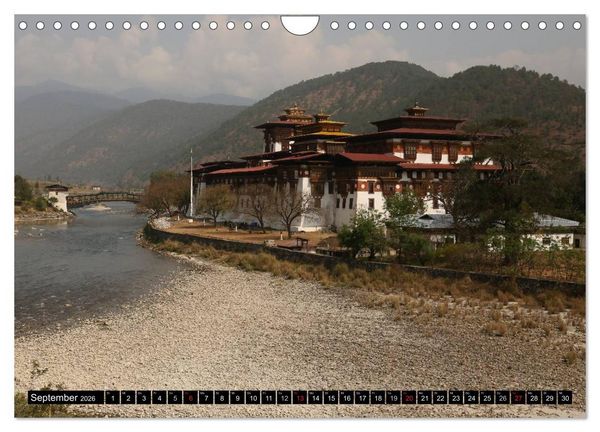 Produktbild: Druk Yul - Szenen aus Bhutan (Wandkalender 2026 DIN A4 quer), CALVENDO Monatskalender