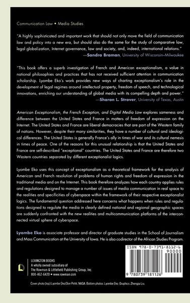 Produktbild: American Exceptionalism, the French Exception, and Digital Media Law