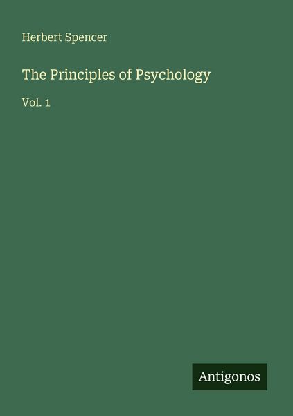 Produktbild: The Principles of Psychology