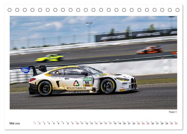 Produktbild: Bayern Power beim GT Masters (Tischkalender 2026 DIN A5 quer), CALVENDO Monatskalender