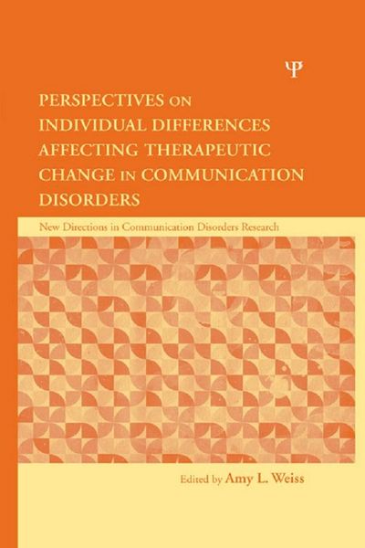 Produktbild: Perspectives on Individual Differences Affecting Therapeutic Change in Communication Disorders