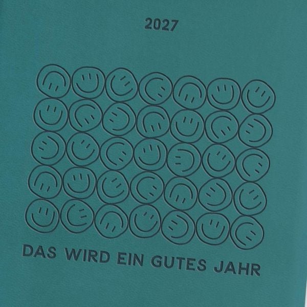 Produktbild: Terminplaner Lederlook 2027 Petrol