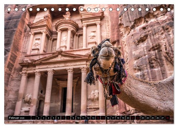 Produktbild: Petra - Jordanien (Tischkalender 2026 DIN A5 quer), CALVENDO Monatskalender