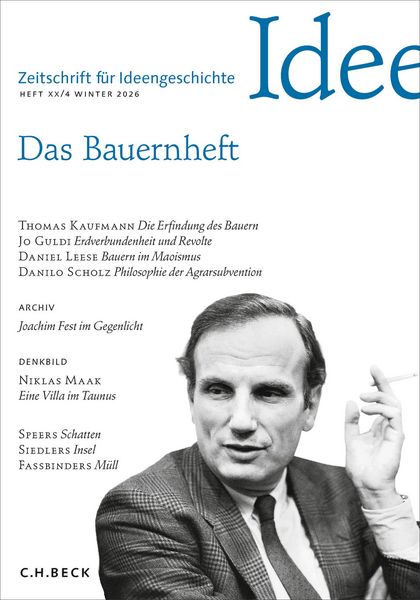 Produktbild: Zeitschrift f&uuml;r Ideengeschichte Heft XX/4 Winter 2026