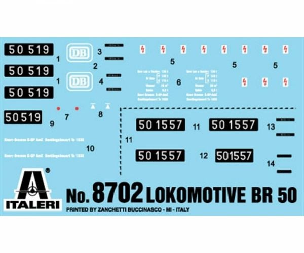 Produktbild: Italeri 510008702 H0 Dampflok BR 50 Plastik-Bausatz