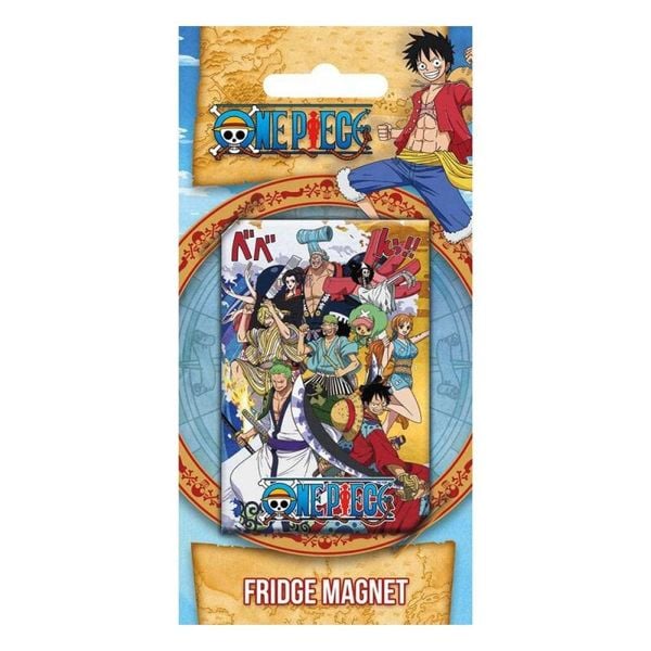 ONE PIECE (MAKING WAVES IN WANO) FRIDGE MAGNET