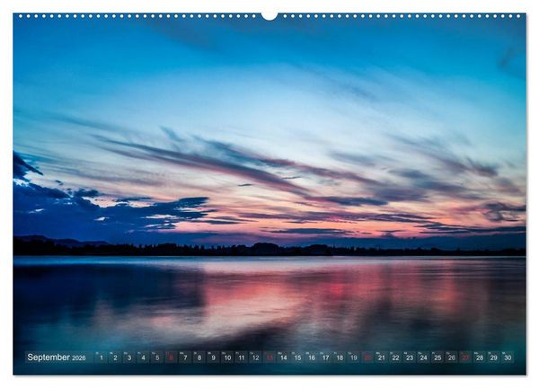Produktbild: Bodensee zur blauen Stunde (Wandkalender 2026 DIN A2 quer), CALVENDO Monatskalender