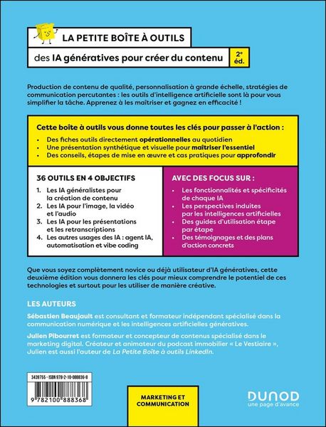 Produktbild: La petite bo&icirc;te &agrave; outils des IA g&eacute;n&eacute;ratives pour cr&eacute;er du contenu